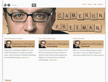 Tablet Screenshot of cameronfreeman.com